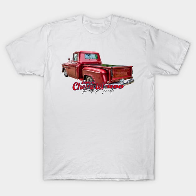 1955 Chevrolet 3100 Pickup Truck T-Shirt by Gestalt Imagery